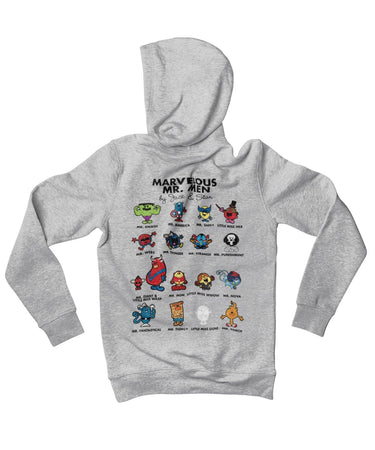 Top Notchy Marvelous Mr Men Back Printed Graphic Hoodie 8Ball